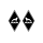 MAN - Corner shield sticker